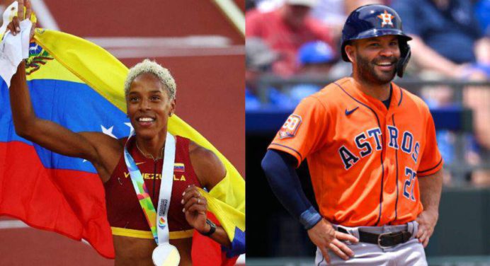 Yulimar Rojas y José Altuve son elegidos Atletas venezolanos del año 2022