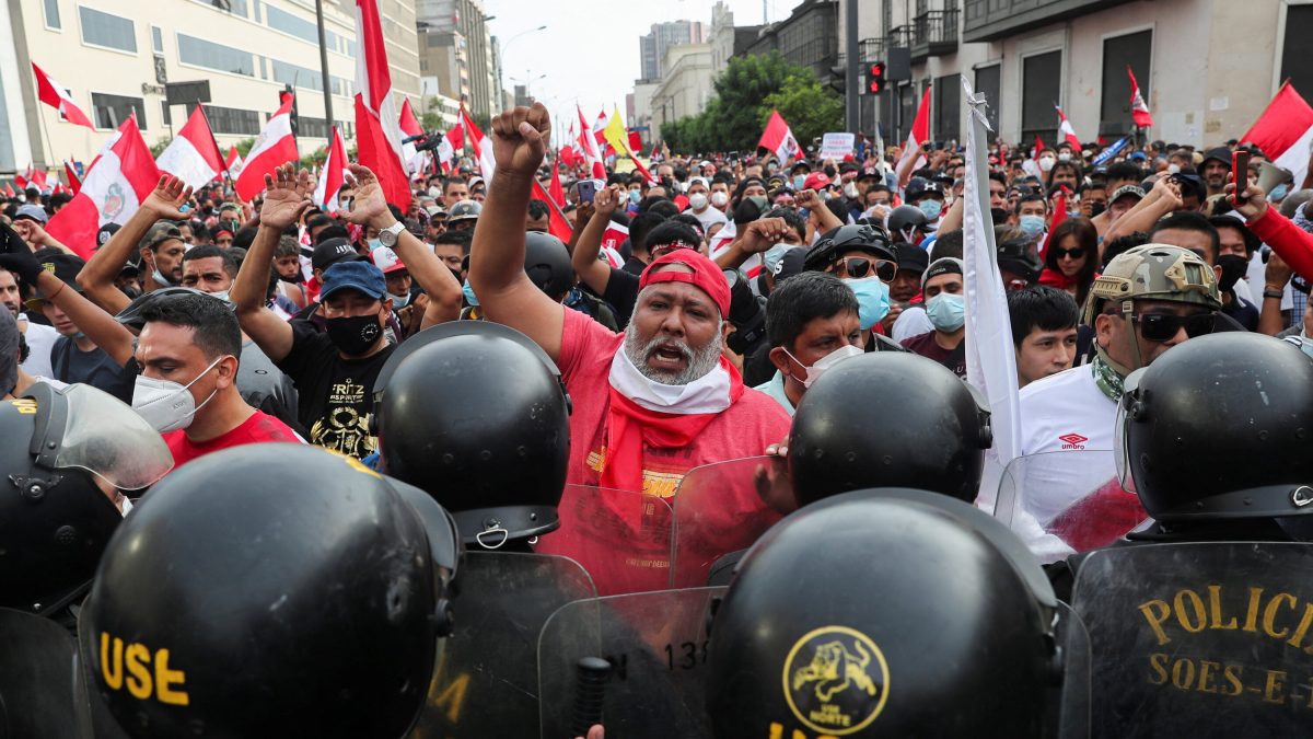 Protestas en Perú