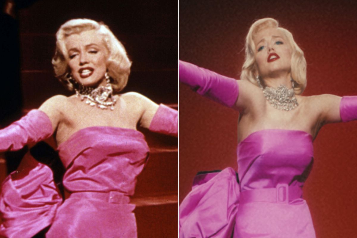 Ana de Armas como Marilyn en Blonde