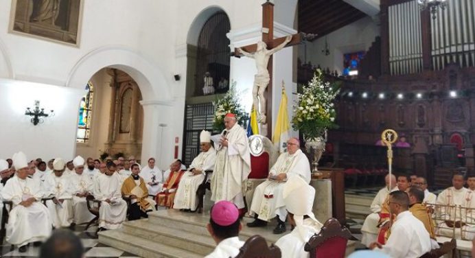 Cardenal Baltazar Porras toma posesión como nuevo arzobispo de Caracas