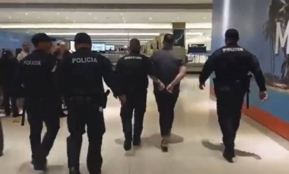 El novio de Valentina Trespalacios fue esposado por la policía de Panamá, cuando pretendía abordar un avión
