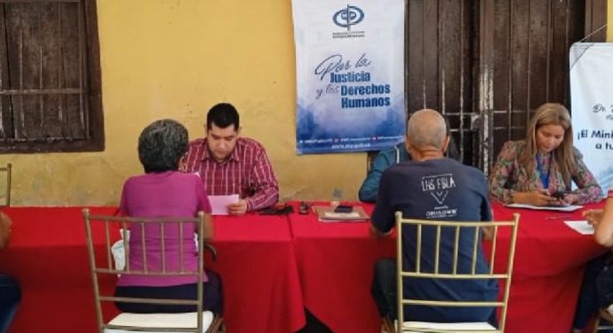 “El Ministerio Público va a tu comunidad” atendió a más de 45 personas en Cedeño