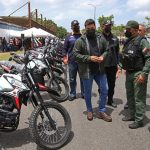 El gobernador Ernesto Luna incorporó 175 unidades patrulleras en el año 2022 para la seguridad en Monagas