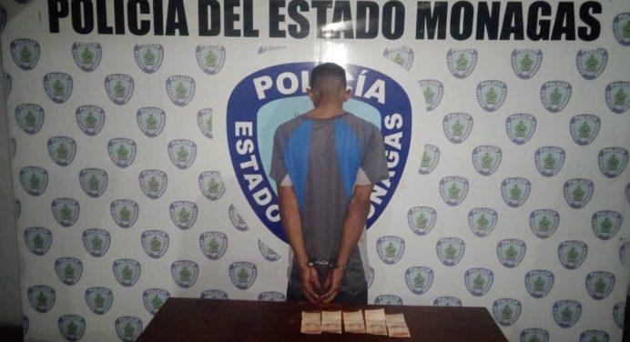 Polimonagas detuvo a otro sujeto por vender puestos en las colas para surtir gasolina
