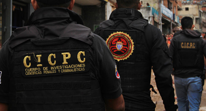 Cicpc capturó a hombre que mató a su expareja por no querer regresar con él