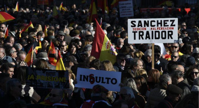Madrid amanece con manifestaciones contra el Gobierno de Sánchez