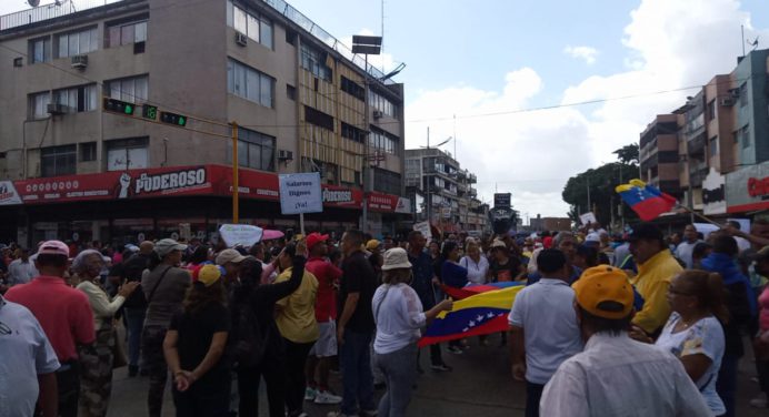 Trabajadores tomaron las calles de Maturín por mejoras salariales