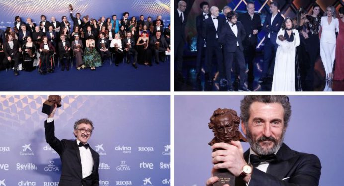 ¡Aquí están los ganadores de los premios Goya!