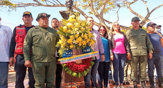 Conmemoran en Punta de Mata los 206 años del natalicio del General Ezequiel Zamora