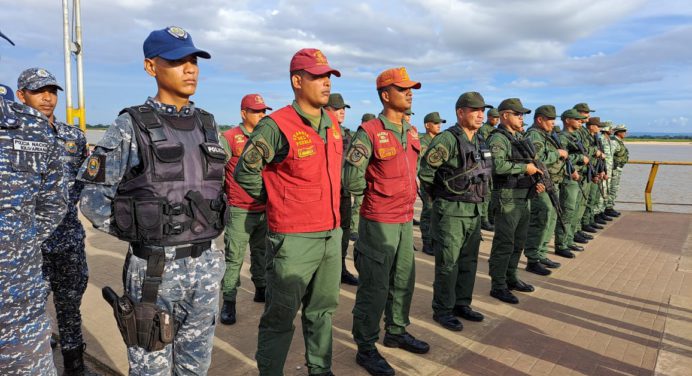 Despliegan 50 efectivos de seguridad para el disfrute de carnavales en Barrancas del Orinoco