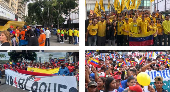 Dos marchas conmemoraron el día de la juventud en Caracas