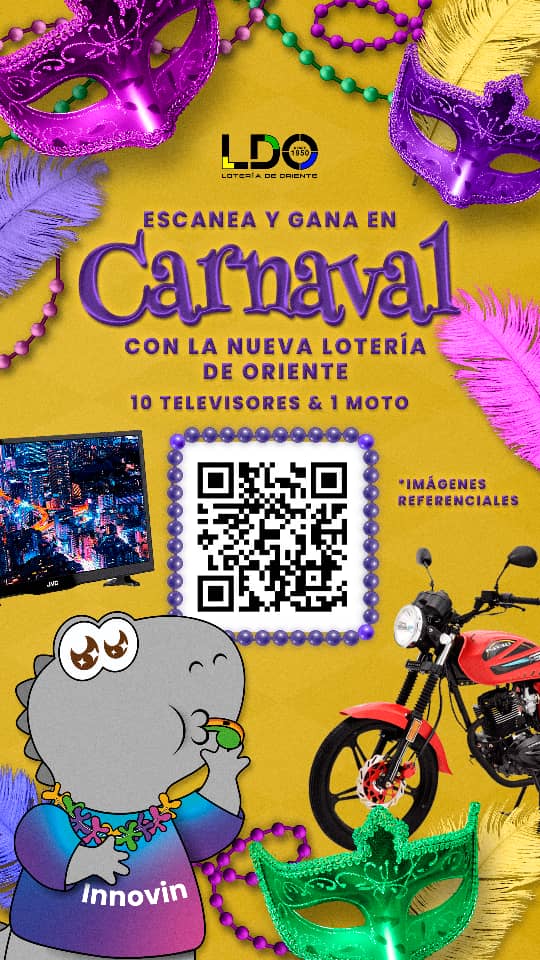 escanea y gana en carnaval con la nueva loteria de oriente laverdaddemonagas.com loteria de oriente9