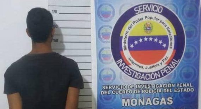 Polimonagas capturó al sujeto que mató y enterró a hombre en El Silencio