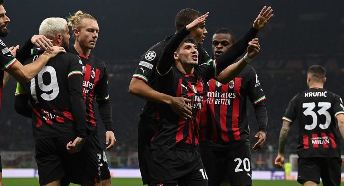 Champions League: AC Milan picó adelante y venció al Tottenham en octavos de final