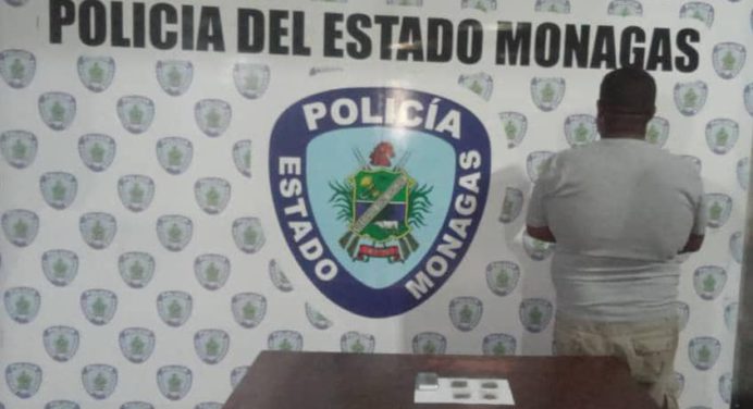 Polimonagas detuvo a un sujeto con presunta droga en el Mangozal de La Puente