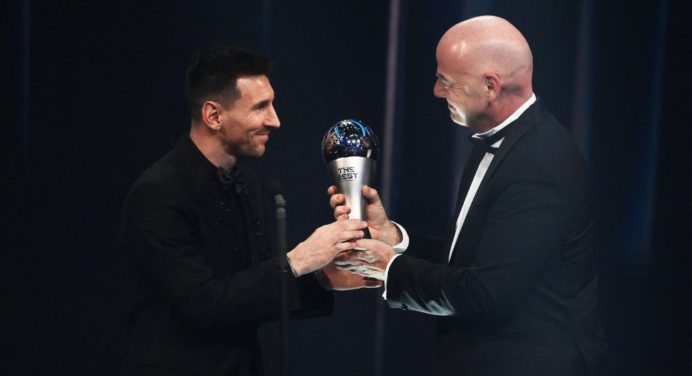Lionel Messi se llevó el Premio The Best como «Mejor Jugador del Año 2022»