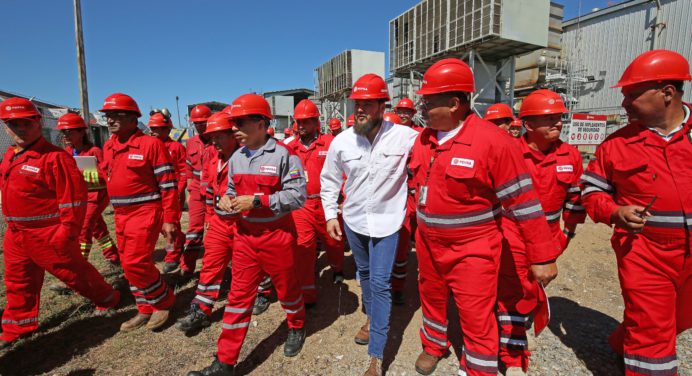 Presidente de Pdvsa y Gobernador Luna recorren instalaciones operacionales de la DEP Oriente