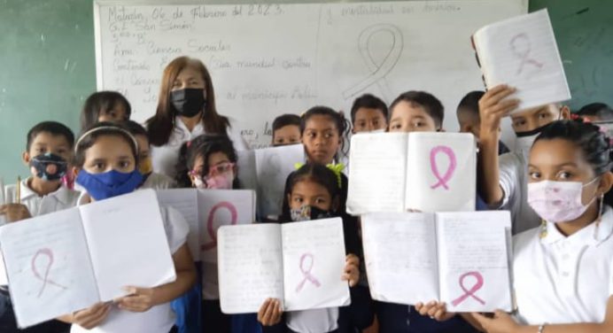 Salud escolar crea conciencia de prevención acerca del cáncer
