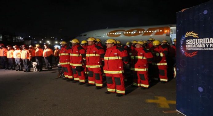 Venezuela brinda su apoyo a Turquía y Siria enviando a 50 especialistas en desastres