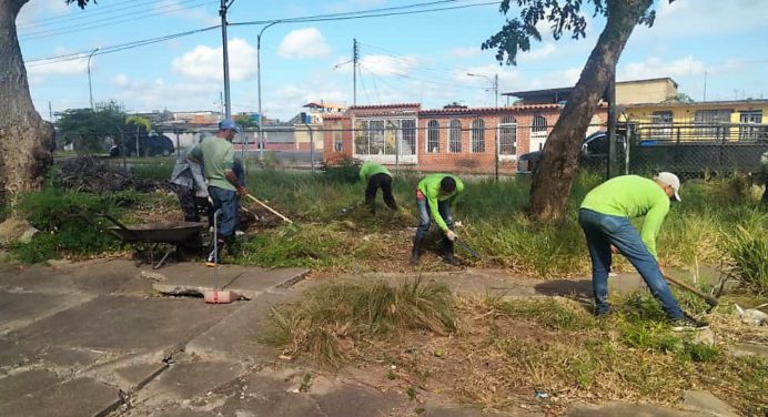 Alcaldía de Maturín inició recuperación del parque Héroes de Ayacucho en Los Guaritos