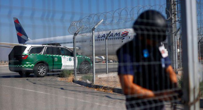 Dos muertos en atraco frustrado de $ 32 millones en aeropuerto de Chile