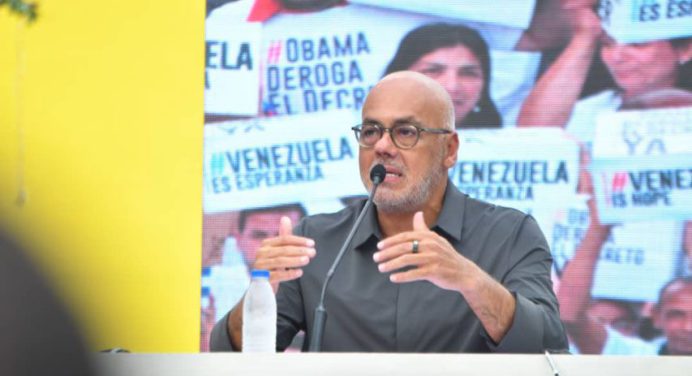 Jorge Rodríguez: Venezuela no firmará acuerdo con la oposición hasta que se levanten las sanciones