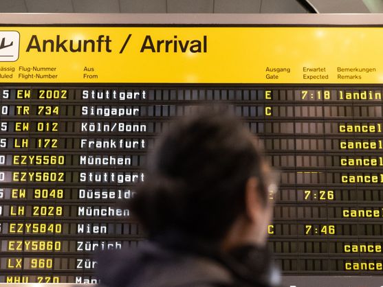 Los principales aeropuertos de Alemania permanecieron paralizados