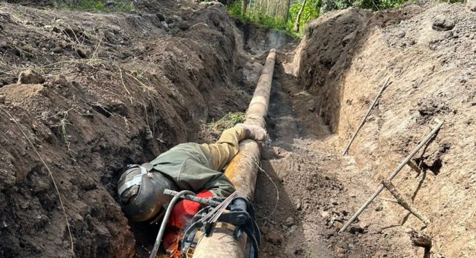 Inician reemplazo de 3 mil 712 metros de tubería en acueducto del municipio Caripe