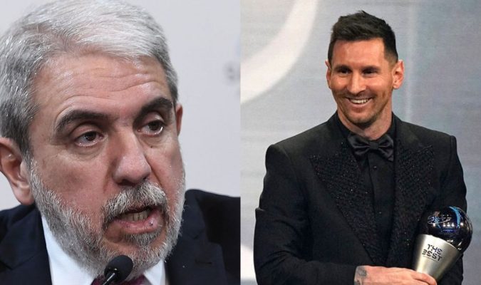 Ministro habló de las amenazas hechas a Lionel Messi
