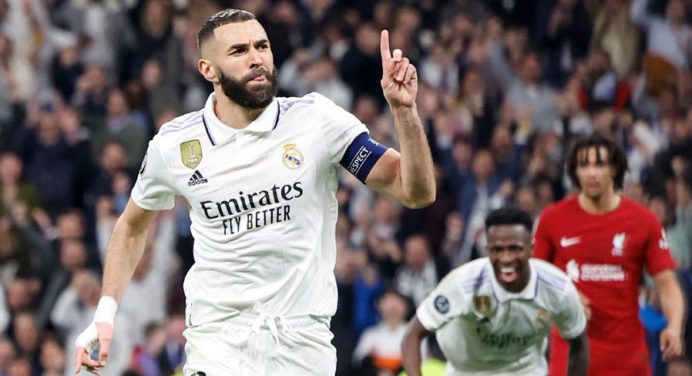 Real Madrid venció al Liverpool y avanzó a cuartos de final de la Champions League