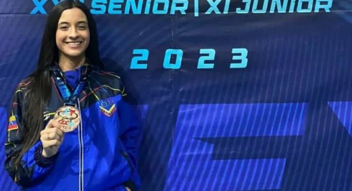 Monaguense Victoria Velásquez ganó bronce en campeonato efectuado en México