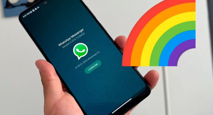 Llena de color tu WhatsApp activando el modo arcoíris