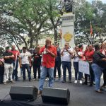 La militancia chavista realizó una gran concentración de apoyo a las políticas del presidente Nicolás Maduro