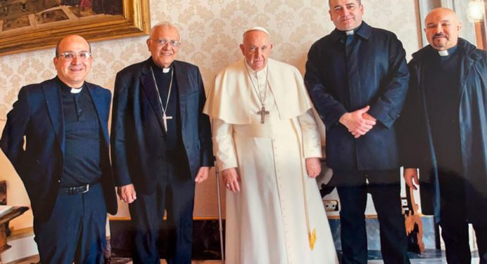 Papa Francisco se reunió con el cardenal venezolano Baltazar Porras