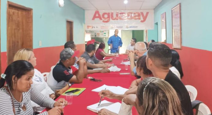 Realizan primera reunión del equipo municipal del Psuv en el municipio Aguasay