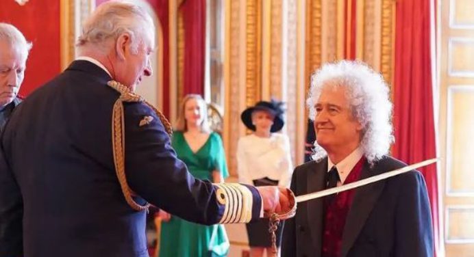 Guitarrista de Queen ahora se llama Sir Brian May