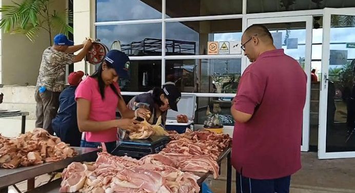 A precios solidarios Confagan comercializó proteína animal en el sector Tipuro