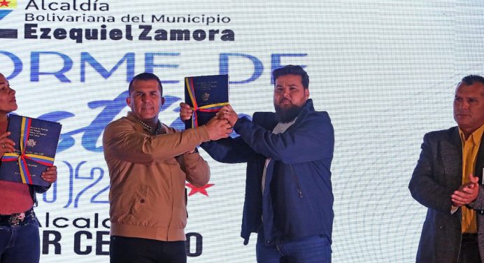 Alcalde Oscar Cedeño muestra un año de triunfos al presentar su informe de gestión 2022