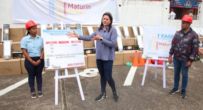 Alcaldesa Ana Fuentes instalará 14.450 luminarias con el Plan “Maturín Brilla 2023”