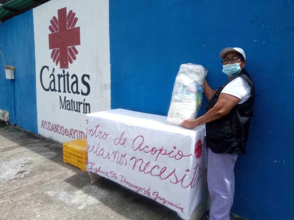 Cáritas aporta ayuda para familias de Caripito