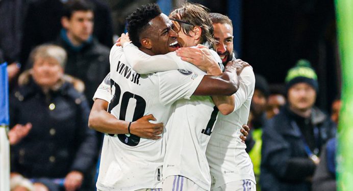 ¡Contundentes! Real Madrid selló su clasificación a semifinales de la Champions League