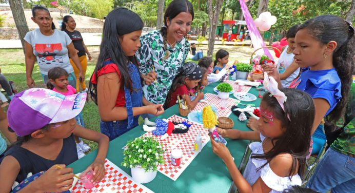 Festival Volvamos a ser niños llenó de creatividad y color al parque La Guaricha de Maturín