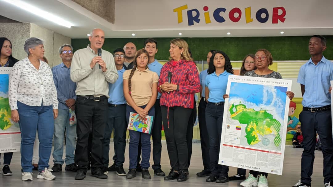 El mapa de Venezuela será llevado a las escuelas