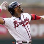 Ronald Acuña Jr. la sacó del parque este miércoles