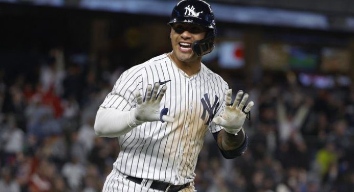 ¡Para la calle! Gleyber Torres conectó su tercer jonrón de la temporada 2023 (+Video)