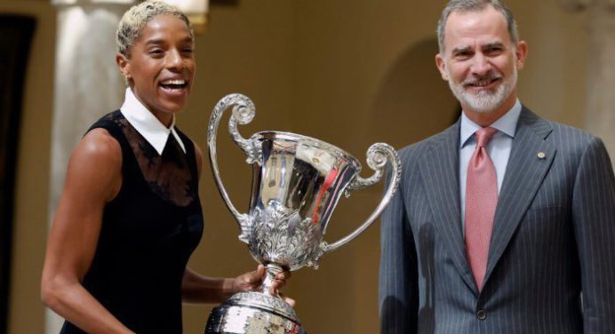 Yulimar Rojas fue premiada por los Reyes de España
