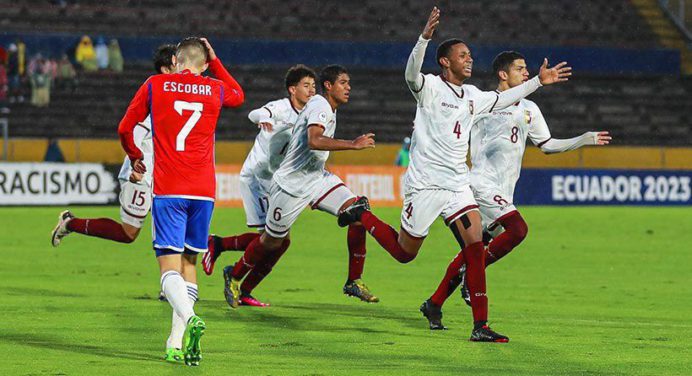 ¡Así fueron los goles! La Vinotinto Sub-17 venció a Chile en el Sudamericano (+Video)