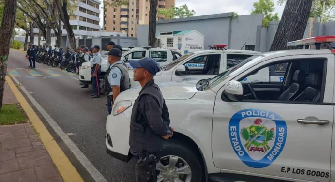 Más de 40 oficiales de Polimonagas llevan seguridad a cuatro parroquias de Maturín