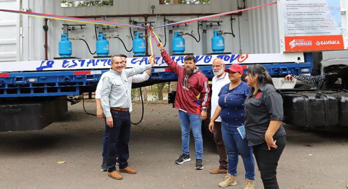 Más de 2 mil familias favorecidas con distribución de gas doméstico en Acosta