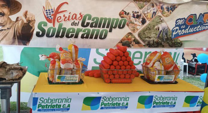 Soberanía Patriota distribuyó más de 3 mil 350 toneladas de alimentos en tres meses